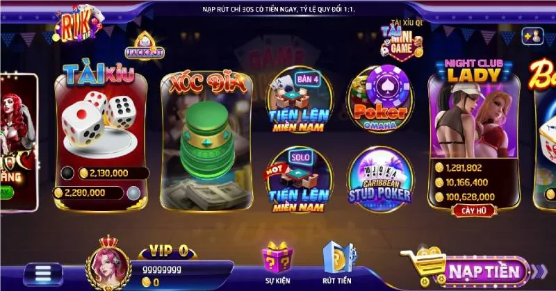 Rikvip ⭐️ Rik Vip | Link vào Cổng Game Rikvip chính thức mới nhất 2026 9 Giao diện mượt mà – Trải nghiệm đỉnh cao trên mọi nền tảng